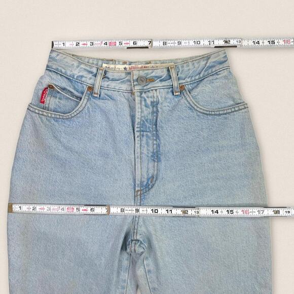 Vintage 90s BONGO Light Wash Mom Jeans - Size 24 x 27 - Picture 3 of 4